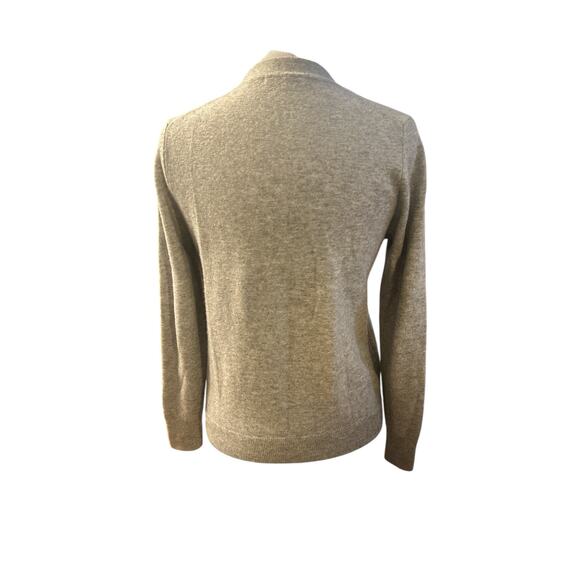 Women XS Uniqlo 100% Cashmere Wool Gray Cardigan Sweater Button Layering - Picture 4 of 6